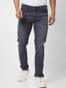 SPYKAR Men Relaxed Fit Mid-Rise Light Fade Cotton Jeans