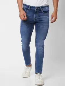 SPYKAR Men Tapered Fit Heavy Fade Stretchable Jeans