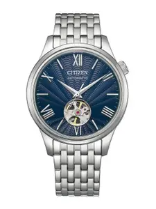 Citizen Men Stainless Steel Bracelet Style Straps Round Analogue Watch NH9130-84L