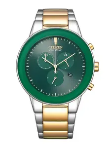 Citizen Men Stainless Steel Bracelet Style Straps Analogue Watch AT2244-84X