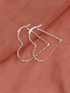 LeCalla 925 Sterling Silver Plated Hoop Earrings