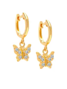 LeCalla Gold Plated Contemporary Drop Earrings