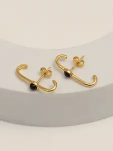 LeCalla Gold Plated Contemporary Drop Earrings