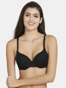 Zivame Medium Coverage Underwired Heavily Padded Push-Up Bra With All Day Comfort