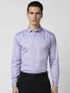 V Dot Men Slim Fit Floral Printed Casual Shirt