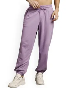 PRONK Men Mid-Rise Loose Fit Cotton Joggers
