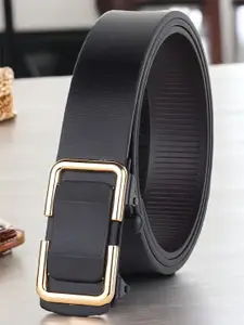 ZORO Men Vegan Leather Auto Lock Belt