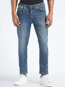 Flying Machine Men Tapered Fit High-Rise Heavy Fade Stretchable Jeans