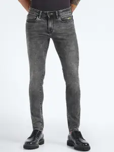 Flying Machine Men Super Skinny Fit Heavy Fade Clean Look Stretchable Jeans