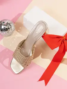 Rocia Embellished Block Heels