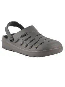 HRX by Hrithik Roshan Men Grey Self Design Clogs