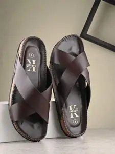 KARADDI Brown Confortable & Lightweight Sandals