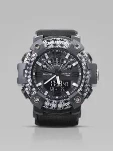 CARLINGTON Men Dial & Straps Analogue Multi Function Watch Endurance 9103 Black