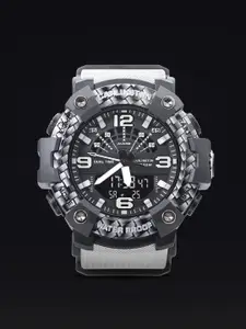 CARLINGTON Men Endurance Bracelet Style Straps Analogue Multi Function Watch 9103 White