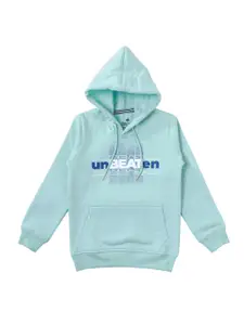 BAESD Girls Fleece Printed Hooded Sweatshirt