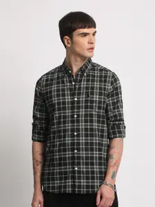 THE BEAR HOUSE Checked Slim Fit Casual Shirt