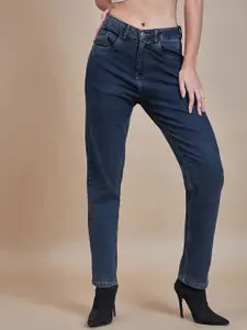 The Roadster Lifestyle Co. Women Relaxed-Fit Comfort No Fade Clean Look Stretchable Jeans