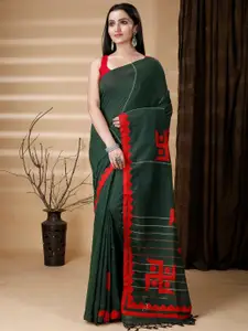 Ruuprekha Woven Design Pure Cotton Khadi Saree