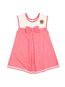 BAESD Girls Polka Dot Printed Cotton Dress
