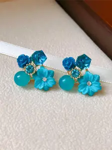 FIMBUL Beaded Floral Studs Earrings