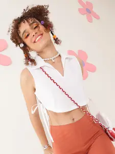 PRETTY LOVING THING Cotton Crop Top