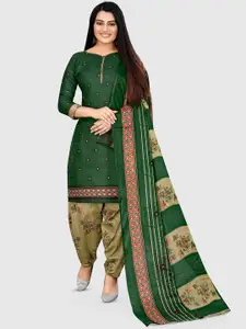 KALINI Geometric Printed Unstitched Dress Material