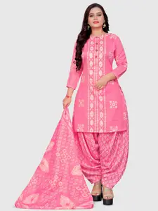 KALINI Printed Unstitched Dress Material