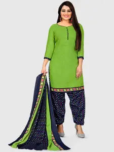 KALINI Ethnic Printed Unstitched Dress Material