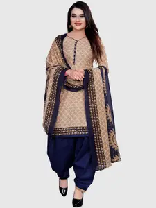 KALINI Ethnic Printed Unstitched Dress Material