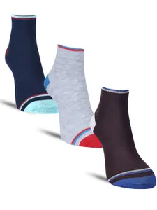 Dollar Socks Men Pack Of 3 Cotton Ankle-Length Socks