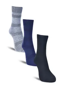 Dollar Socks Men Pack Of 3 Cotton Calf-Length Socks