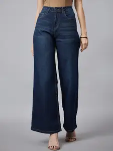 Chemistry Women Comfort Wide Leg High-Rise Stretchable Jeans