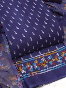 ASISA Ethnic Motifs Printed Silk Crepe Unstitched Dress Material