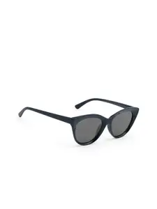 PERKEY Women Cateye Sunglasses with Polarised Lens PRKY001-C4-Black