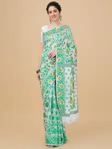 ANISSA SAREE Floral Woven Design Jamdani Saree