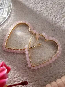 Mali Fionna Alloy Contemporary Hoop Earrings