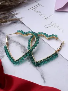 Mali Fionna Alloy Contemporary Crystals Drop Earrings