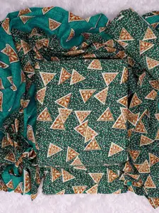 ASISA Geometric Printed Pure Cotton Unstitched Dress Material