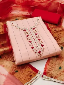 KIMISHA Dyed Unstitched Dress Material