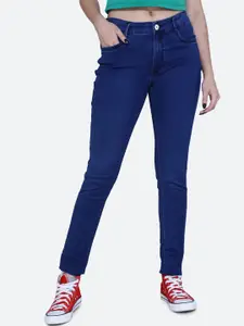 FCK-3 Women Hottie High-Rise Knitted Clean Look Stretchable Jeans