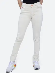 FCK-3 Women Hottie High-Rise Coloured Shade Clean Look Stretchable Jeans