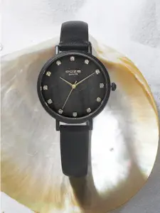 Sonata Women Leather Straps Analogue Watch SP80045NL01W