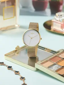 Sonata Poze Women Bracelet Style Straps Analogue Watch SP80047YM01W