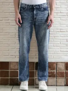 Bene Kleed Men Dark Shade Relaxed Fit Light Fade Jeans