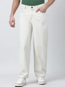 Bene Kleed Men Wide Leg High-Rise Pure Cotton Jeans