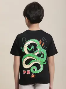 Kids Ville Boys Dragon Ball Z-Anime Printed Pure-Cotton T-Shirt