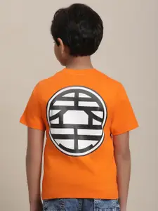 Kids Ville Boys Dragon Ball Z-Anime Printed Pure-Cotton T-Shirt