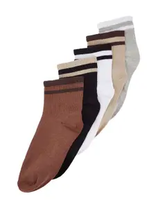 Trendyol Men Pack of 5 Patterned Ankle-Length Socks
