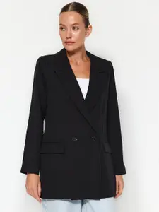 Trendyol Peaked Lapel Double-Breasted Blazer