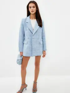 Trendyol Notched Lapel Double-Breasted Blazer